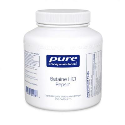 Betaine HCl Pepsin (#250 capsules)