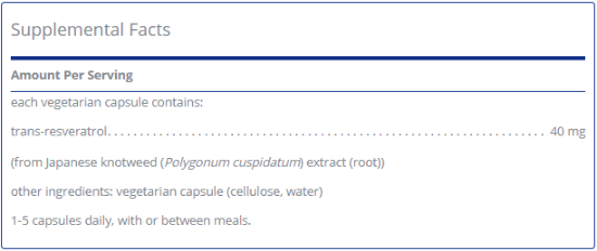 Resveratrol capsules