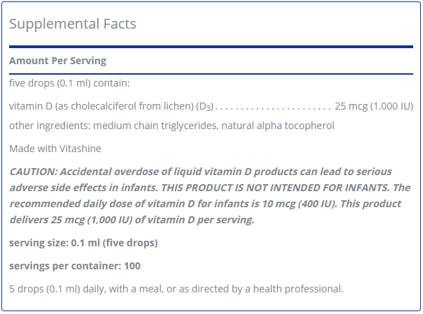 Vitamin D3 (Vegan) liquid